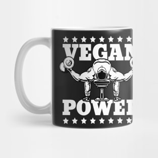 Vegan Power Weightlifter Mug